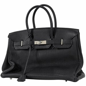 エルメス HERMES バーキン 35 ハンドバッグ トゴ ブラック □J レディース 【中古】