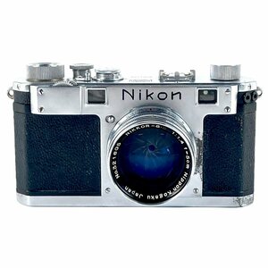 ニコン Nikon S + NIKKOR-S.C 5cm F1.4［ジャンク品］ フィルム レンジファインダーカメラ 【中古】