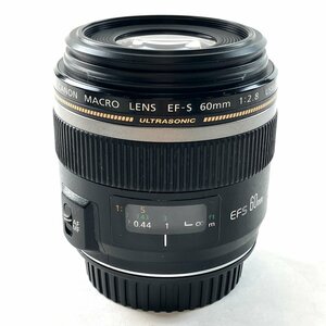 キヤノン Canon EF-S 60mm F2.8 MACRO USM マクロ［ジャンク品］ 一眼カメラ用レンズ（オートフォーカス） 【中古】