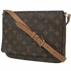 ルイ・ヴィトン Louis Vuitton ミュゼット タンゴ ショート 肩掛け ショルダーバッグ モノグラム ブラウン M51257 レディース 【中古】