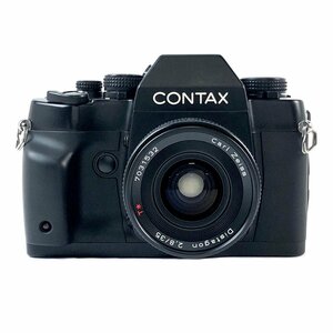 コンタックス CONTAX RX + Distagon T* 35mm F2.8 MMJ ディスタゴン フィルム マニュアルフォーカス 一眼レフカメラ 【中古】