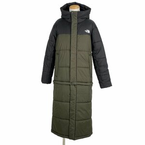 ザ・ノースフェイス THE NORTH FACE バーテックス ロングジャケット 2WAY アウター ナイロンジャケット カーキ ブラック メンズ 中古