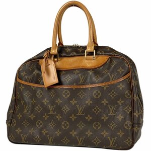 ルイ・ヴィトン Louis Vuitton ドーヴィル 手提げ ボーリングヴァニティ ハンドバッグ モノグラム ブラウン M47270 レディース 【中古】