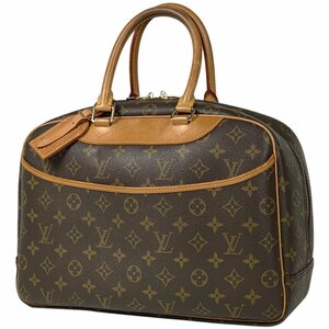 ルイ・ヴィトン Louis Vuitton ドーヴィル 手提げ ボーリングヴァニティ ハンドバッグ モノグラム ブラウン M47270 レディース 【中古】