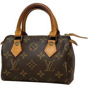 ルイ・ヴィトン Louis Vuitton ミニ スピーディ ショッピング 手提げ ハンドバッグ モノグラム ブラウン M41534 レディース 【中古】