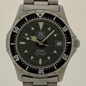 【ジャンク品】タグホイヤー TAG HEUER プロフェッショナル 2000 ダイバー 腕時計 クォーツ 【中古】