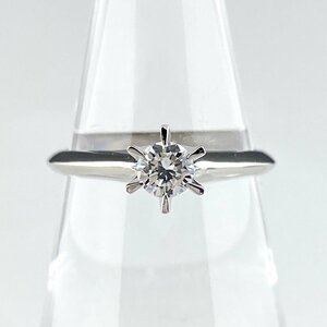 Mikimoto Mikimoto Diamond Design Design Кольцо платиновое кольцо № 12 Pt900 Diamond Ladies [Используется]