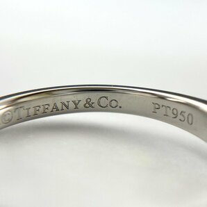 ティファニー TIFFANY&Co. ソリティア リング プラチナ 指輪 メレダイヤ ソリテール リング 4.5号 Pt950 ダイヤモンド レディース 【中古】の画像3