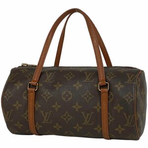 ルイ・ヴィトン Louis Vuitton パピヨン 26 筒型 旧旧型 ハンドバッグ モノグラム ブラウン M51366 レディース 【中古】