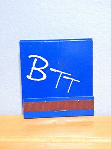 昭和　レトロ　ブックマッチ　BTT　現状品　⑰