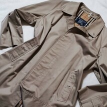 状態 XL~XXL バーバリー ノバチェック BURBERRY コート ロング ステンカラー コットン ベージュ 肌 メンズ 大きいサイズ 春 高級 ビジネス_画像3