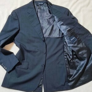 美品 L~XL ブルックスブラザーズ 紺ブレ Brooks Brothers テーラードジャケット アンコン 高級 ウール ネイビー メンズ 大きいサイズ 春 冬