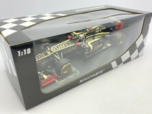 ミニチャンプス 1/18 ロータス F1 チーム ルノー E20 K.ライコネン ※まとめて取引・同梱不可 [38-8663]