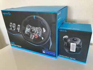 Logicool ドライビングフォース G29 シフター 2点セット ステアリングコントローラー 動作品 DRIVING FORCE PS4/PS3対応