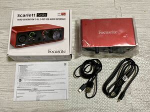 Focusrite Scarlett Solo フォーカスライト オーディオインターフェース 動作品