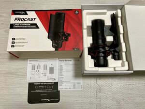 HYPERX PROCAST HC001 ゲーミングマイク 箱あり 動作品 コンデンサーマイク