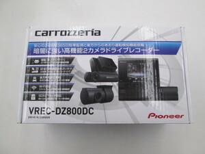 【未使用品】カロッツェリア VREC-DZ800DC 前後2カメラタイプドライブレコーダー