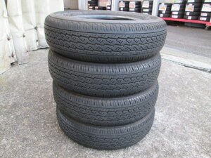 ブリヂストン K370 145/80R12 80/78N 2020年製造【中古タイヤ4本セット】