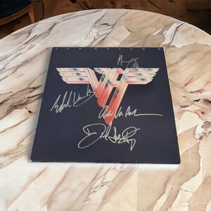 Van Halenヴァン・ヘイレン David Lee Rothデヴィッド・リー・ロス Eddie Van Halen .直筆サイン入り LP レコード 送料無料