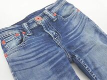 RODEO CROWNS ロデオクラウンズ USED加工 スキニー デニムパンツ size23/紺 ■■ ☆ dfb2 レディース_画像2