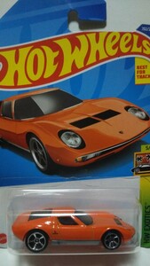 HOT WHEELS '71 LAMBORGHINI MIURA SV(ORANGE) 単品アソート