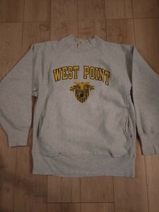 Champion 90s west point モックネック リバースウィーブ USMA