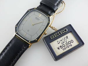 デッドストック セイコー シャリオ 6020 4220 タグ SEIKO QUARTZ Dolce ドルチェ クオーツ ジャンク メンズ腕時計 アンティーク 時計 102