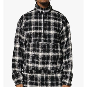 新品 XL EPTM. エピトミ Half Zip Pullover Flannel Shirt ハーフ ジップ プルオーバー ヘビー フランネル シャツ