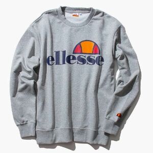 新品 XL Ellesse エレッセ Heritage Sweat Crew ヘリテージ ロゴ クルーネック スウェット トレーナー