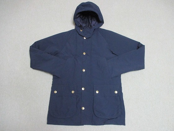 美品 Barbour EDIFICE 別注 ノンオイル ハンティングジャケット 36 S M ネイビー バブアー HOODED BEDALE SL JACKET ビデイル NAVY ボア