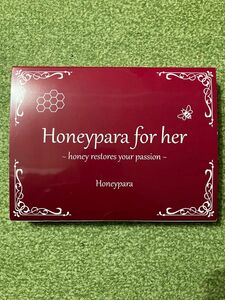 Honeypara for her ハニパラ 女性用 フェムケア ローヤルゼリー マカ 高麗人参 （10g分包×20本入り）