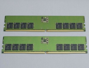 SKHynix DDR5-5600 CL46 JEDEC 16GB×2 sheets total 32GB