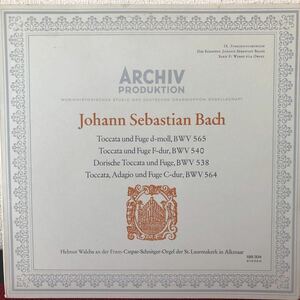 LPレコード　ARCHIV PRODUKTION Johann Sebastian Bach 198-304 海外版　レトロ　ヴィンテージ