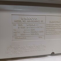 ジャパンヴィンテージ SANYO サンヨー ラジカセ MR-WU4MKII ラジオ カセットデッキ 昭和レトロ 希少 _画像6