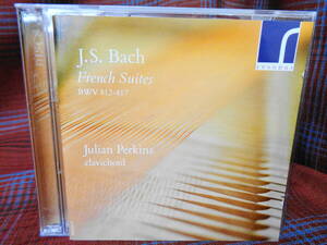 A#3625*◇2CD◇ ジュリアン・パーキンス - バッハ ： フランス組曲 クラヴィコード J.S. Bach Julian Perkins French Suites RES10163