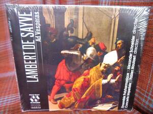 A#3636*◇未開封CD◇ ランベール・ド・セーヴと16～17世紀のリエージュ楽派 LAMBERTO DE SAYVE Ad Vesperas Musique En Wallonie MEW 2201