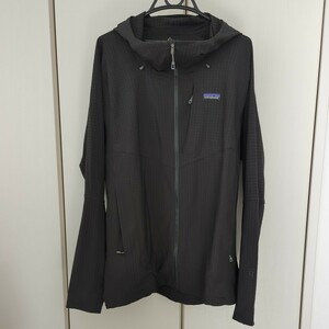 【美品】パタゴニア　テックフェイスフーディ　R1 ブラック　XL Patagonia 黒