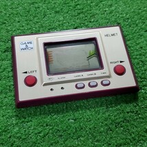 任天堂 Nintendo ゲームウォッチ GAME&WATCH 動作確認済み HELMET ヘルメット CN-07 レトロ 希少品 当時物_画像2