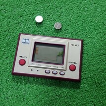 任天堂 Nintendo ゲームウォッチ GAME&WATCH 動作確認済み HELMET ヘルメット CN-07 レトロ 希少品 当時物_画像1