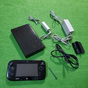Wii U 本体 32GB WUP-101 GamePad ゲームパッド WUP-010 クロ ブラック 動作確認済み 初期化済み オススメ(*^^*) Nintendo 任天堂