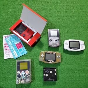 ゲームボーイ GAME BOY ゲームボーイアドバンスSP GBA アドバンス ゲームボーイカラー ゲームボーイポケット 本体 6台 まとめ売り ゲーム機