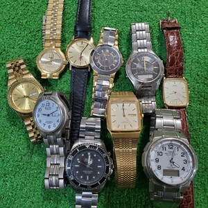 CITIZEN シチズン CASIO カシオ ELGIN エルジン SEIKO セイコー dunhill ダンヒル 腕時計 10本 まとめ売り 時計 メンズ アナログ FORMA