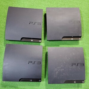 PS3 薄型あり 本体 合計4台 CECH-2000A CECH-2500A CECH-2500B CECH-3000A ブラック まとめ売り PlayStation3 プレイステーション3