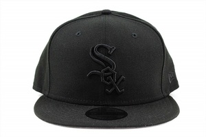 cap-216 NEW ERA 9FIFTY SNAPBACK MLB Chicago White sox CAP ニューエラ キャップ ベースボールキャップ 帽子 ブラック