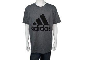 adidas アディダス メンズ 半袖Tシャツ ロゴ グレー 2XL BP7453G-1