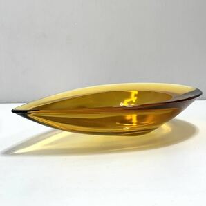 佐々木硝子 SASAKI GLASS 竹内伝治 デザイン アシュトレイ トレー 灰皿 小物入れ レトロ ヴィンテージ グッドデザイン賞受賞 の画像4