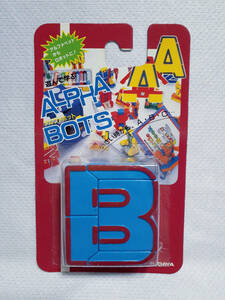  Masudaya regular goods 1994 year ALPHABOTS Alpha botoB alphabet deformation robot Showa Retro intellectual training toy figure /ABC Robot Transformer 