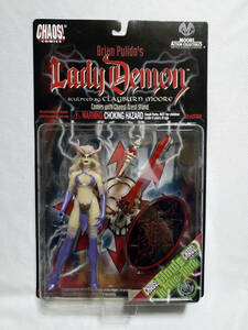 定形外可 5.5” レディデーモン グロウ版 1997年 Lady Demon CLAYBURN MOORE ムーア アクションフィギュア CHAOS!COMICS/女悪魔 レディデス