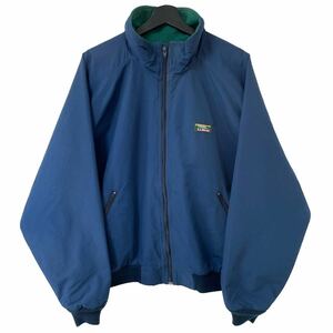 ■激レア■80s 90s USA製 L.L.BEAN WARM UP ナイロン フリース ジャケットXL エルエルビーン ウォームアップ シェルドシンチラ ビンテージ