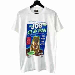 ■激レア■90s USA製 FUN-O-RAMA THE JOB THAT ATE MY BRAIN Tシャツ M シンプソンズ 生みの親 MUTT GROENING ビンテージ